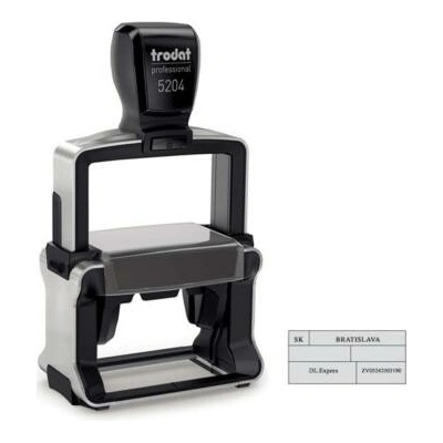 Trodat pečiatke Professional 5204 56x26mm odtlačok modrý TR520412