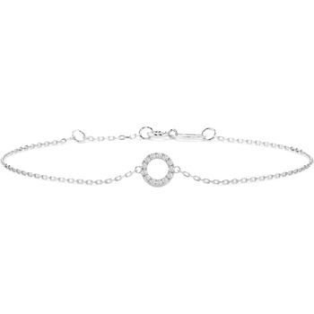 Cara Diamanti Гривна с диаманти от бяло злато Cara Diamanti K105-10015W (K105-10015W)