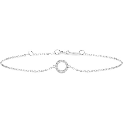 Cara Diamanti Гривна с диаманти от бяло злато Cara Diamanti K105-10015W (K105-10015W)