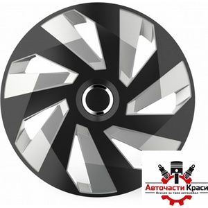 Versaco Тасове за джанти 15'' Versaco Vector RC Black/Silver (56079) - avtochastikrasi