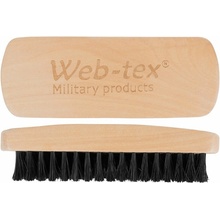 Web-tex Kartáč na čištění obuvi malý DŘEVĚNÝ brushm