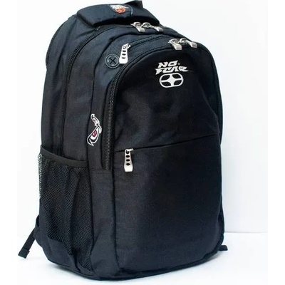 GIM Ученическа раница gim no fear, черна