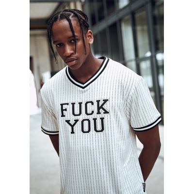 Mister Tee Тениска Fuck You 10UB-MT1039-00224 - Бял, размер XS