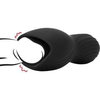 ostatní Вибриращ ръкав за мастурбация - Licorice Black