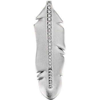 Blink-Blink Diamantový prívesok v tvare pierka 4128BDZS