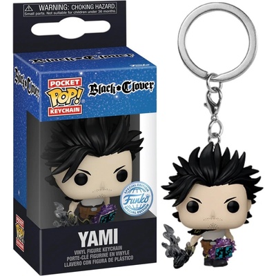 Prívesok na kľúče Funko Pocket POP! Black Clover Yami Special Edition