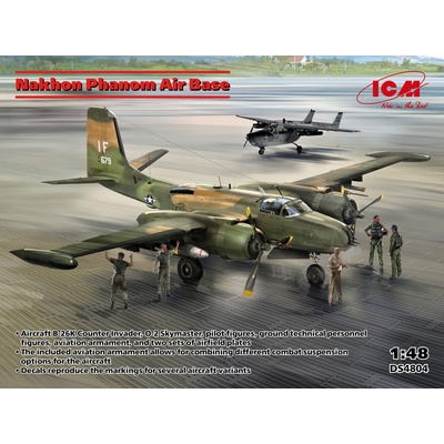 ICM Nakhon Phanom Air Base Douglas B 26K & Cessna O 2 Skymaster 1:48