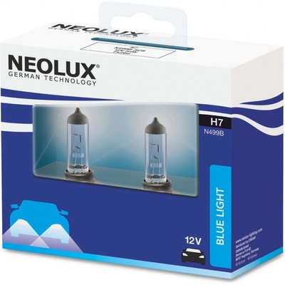 Neolux Blue Light H7 PX26d 12V 55W 2 ks N499B-2SCB