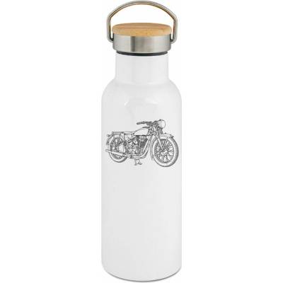 123TRIKO termoska JAWA 350 OHV, V22, černý tisk 500 ml