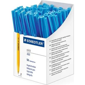 STAEDTLER Химикалка, 0, 3 мм, капачка, STAEDTLER "Stick 430 F", синя 430 F-3CP5 (430 F-3CP5)