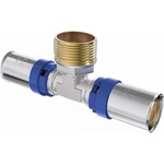Mexen PEX-P тройник за пресоване, пресован PEX 20 x 3/4 GZ x 20 - W97133-2034M20-00 (W97133-2034M20-00)