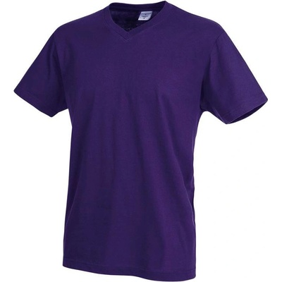 Stedman tričko Classic V-Neck Men tm.fialová