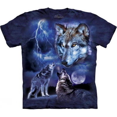 The Mountain pánske batikované tričko Wolves of the Storm