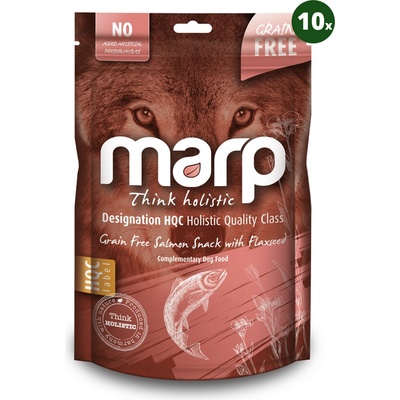Marpo Holistic Lososové maškrty s ľanovým semienkom bez obilnín 10 x 150 g