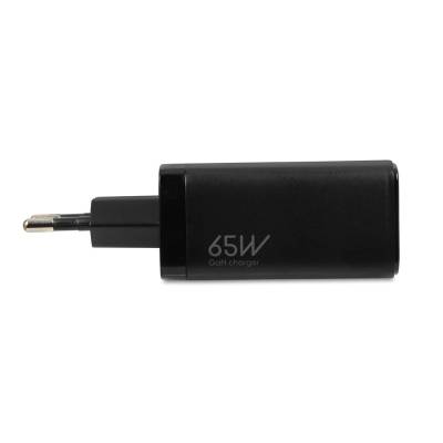 iBOX Зарядно с кабел, iBox C-65 Gan Pd65W, Черен (ILUC65B)