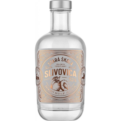 Stará Škola Slivovica 52% 0,5 l (holá láhev)