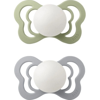 Bibs silikon ortodonické 2 ks Couture noční Sage Cloud