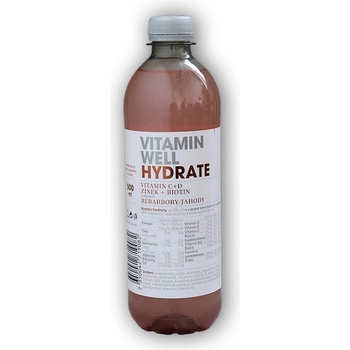 Vitamin Well Hydratate rebarbora - jahoda 0,5 l