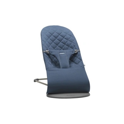 Babybjörn Bouncer Soft Bliss Cotton Midnight modrá