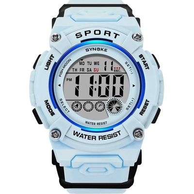 SYNOKE Детски дигитален часовник Synoke ShoXX, Син (SYNOKE-9810-BLUE)