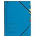 Leitz Папка с каучук, картон, А4, 7 отделения, leitz, синя 39070035 (39070035)