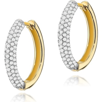 Blink-Blink Luxusné náušnice s diamantami zo zlata 3212ZDB