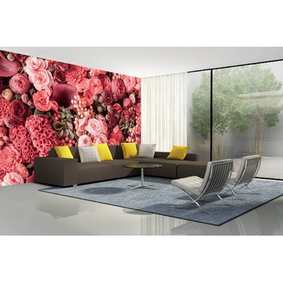 DIMEX ART Самозалепваща се флизелинова фототапета цъфтящо лято 375 x 250 см