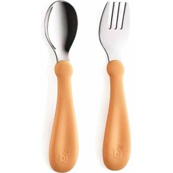Image 1 of BabyJem Комплект виличка и лъжичка BabyJem - Orange (522)