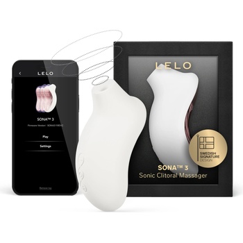 LELO Sona 3 - звуков вълнов клитор стимулатор (бял)