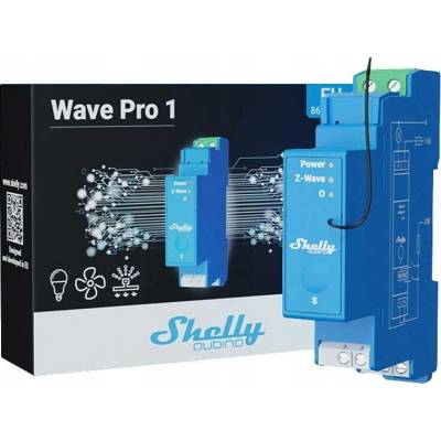 Shelly Qubino Pro 1 1-kanálové relé na DIN lištu