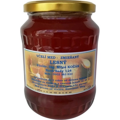 Med lesní 950g přímo od včelaře