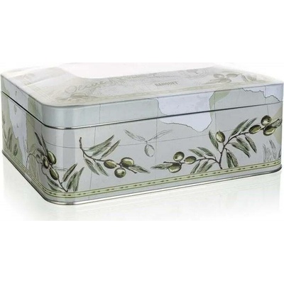 Banquet Plechovka box na Čaj Olives 20 x 15,5 x 8 cm