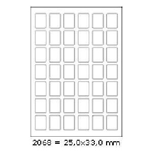 CDRmarket Самозалепващи етикети 25 x 33 mm, 42 етикета, A4, 100 листа (R0ECO.2068A)