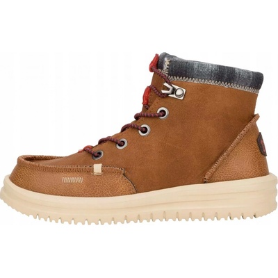 Hey Dude Bradley Y Classic dětská volnočasová obuv hnědá