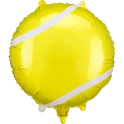 PartyDeco Fóliový balón Tenisová lopta 35 x 35 cm