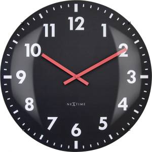 NeXtime Стенен часовник Duomo 50 черен (3298ZW)