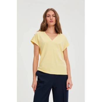 Moodo Памучна тениска жълта Moodo Moodo | Zhalt | ЖЕНИ | XXL