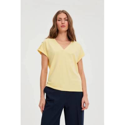Moodo Памучна тениска жълта Moodo Moodo | Zhalt | ЖЕНИ | XXL