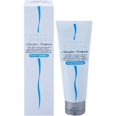 White Pearl NanoCare Whitening s nanočasticami striebra proti škvrnám na zubnej sklovine 100 g