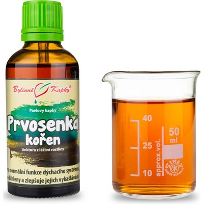 Prvosienka jarná koreň kvapky tinktúra 50 ml