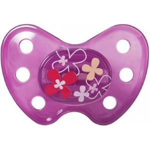 Baby-Nova Baby Nova Залъгалка Dentistar силикон р-р 3, цветя (22282) - ozone