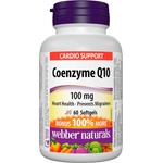 Webber Naturals Coenzyme Q10, 100 mg, 60 софтгел капсули, Webber Naturals (3855 WN)