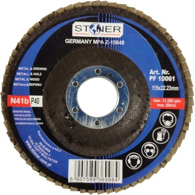 Pro Tech shop lamelový brúsny kotúč 115 mm 40 67295