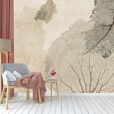 Decono Фототапет Изсъхнали Листа