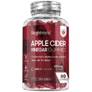 WeightWorld Apple Cider Vinegar Gummies, 90 таблетки, Weight World