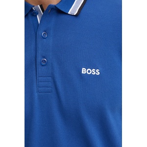 BOSS Green тениска с яка мъжка от памук Paddy (50469055) - answear - 101,68 лв