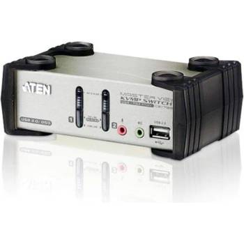 ATEN KVMP превключвател, ATEN CS1732B, 2-портов, PS/2-USB, VGA, Audio, OSD (ATEN-CS1732B-A7-G)