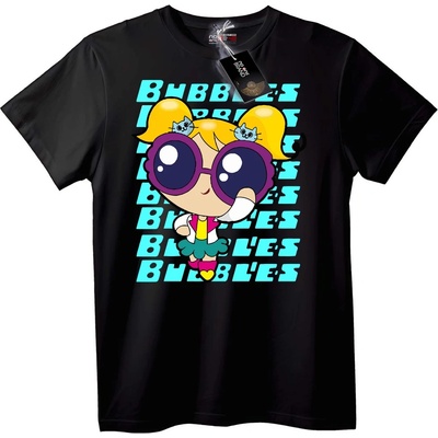 NOONEBRAND Тениска Bubbles Powerpuff Girls - 2XL, Black