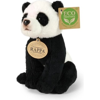 Rappa Плюшена седяща панда 15 см eco-friendly