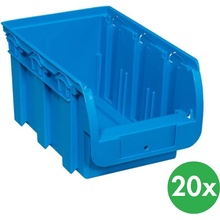 Allit Plastový box Compact 154 x 235 x 125 mm 20 ks modrý